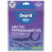 Glide Arctic Peppermint Oil Mint Floss Picks Perspective: Main