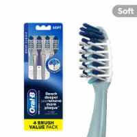 Oral B CrossAction All In One Toothbrushes, Removes Plaque, Soft Perspective: Main