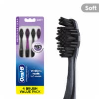 Oral-B Advanced Whitening Charcoal Toothbrush, Soft, 4 Count Perspective: Main