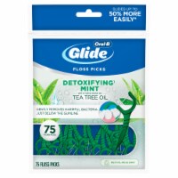 Oral-B Glide Detoxifying Mint infused with Tea Tree Oil Dental Floss Picks