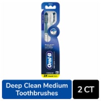 Oral-B CrossAction All In One Deep Plaque Removal Medium Toothbrushes