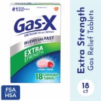 Gas-X Extra Strength Chewable Gas Relief Simethicone Cherry Tablets