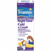 Triaminic Children's Night Time Grape Flavor Cold and Cough Relief Syrup Perspective: Main