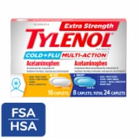 Tylenol Extra Strength Cold + Flu Relief Day & Night Caplets Perspective: Main