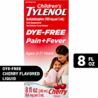 Children’s Tylenol Dye-Free Cherry Flavor Oral Suspension
