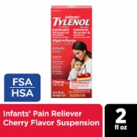 Infants' Tylenol Acetaminophen Medicine Cherry Liquid Oral Suspension Perspective: Main