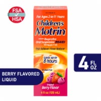 Children's Motrin Ibuprofen Berry Flavored Kids Medicine