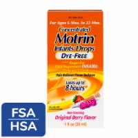Motrin® Infants’ Original Berry Flavor Dye-Free Ibuprofen Drops Perspective: Main