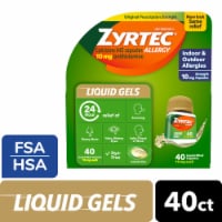 Zyrtec 24 Hour Allergy Relief Liquid Gels Cetirizine HCl Perspective: Main