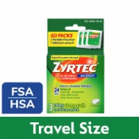 Zyrtec® 24 Hour Allergy Tablets Go Packs 10mg