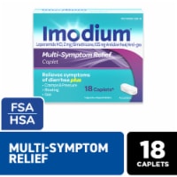 Imodium Multi-Symptom Relief Anti-Diarrheal Medicine Caplets Perspective: Main