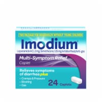 Imodium Multi-Symptom Relief Anti-Diarrheal Easier To Open Caplets Perspective: Main