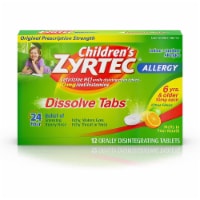 Zyrtec® Children's Citrus Flavor 24-Hour Allergy Dissolving Tablets