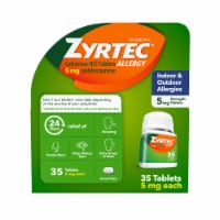 Zyrtec® Allergy Tablets Cetirizine HCL Perspective: Main