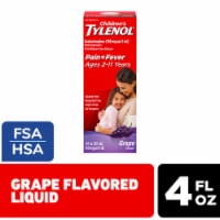 Tylenol® Children's Grape Flavor Pain & Fever Liquid 160mg