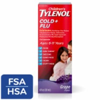 Tylenol Children's Cold + Flu Grape Flavor Oral Suspension