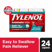 Tylenol Extra Strength Acetaminophen, Easy To Swallow Caplets Perspective: Main