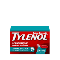 Tylenol Extra Strength Acetaminophen, Easy To Swallow Caplets Perspective: Main