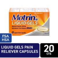 Motrin IB Liquid Gels Ibuprofen 200mg Pain & Fever Relief Perspective: Main