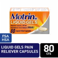 Motrin IB Liquid Gels, IBuprofen 200Mg, Pain & Fever Relief Perspective: Main