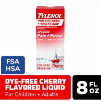 Tylenol Child & Adult Oral Suspension, Pain & Fever, Cherry Perspective: Main