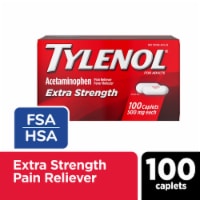 Tylenol Extra Strength Caplets Fever Reducer And Pain Reliever