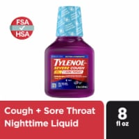 Tylenol Extra Strength Severe Cough + Sore Throat Night Liquid Perspective: Main