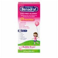 Benadryl® Childrens Bubble Gum Allergy Liquid Perspective: Main
