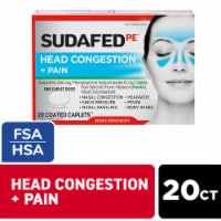 Sudafed PE Head Congestion + Pain Relief Caplets