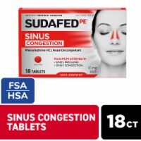 Sudafed PE® Maximum Strength Sinus Congestion Tablets