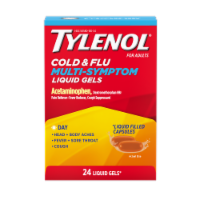 Tylenol Daytime Cold & Flu Multi-Symptom Relief Liquid Gels Perspective: Main