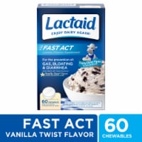 Lactaid Fast Act Lactose Relief Chewables, Vanilla Perspective: Main