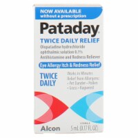 Pataday Twice Daily Eye Allergy Itch & Redness Relief Eye Drops