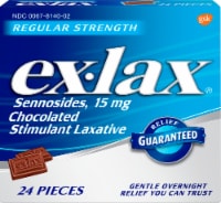 Ex-Lax® Regular Strength Chocolated Stimulant Laxative