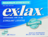 Ex-Lax Maximum Strength Stimulant Laxative Pills 25mg