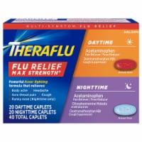 Theraflu Max Strength Daytime & Nighttime Flu Relief Acetaminophen Caplets Perspective: Main