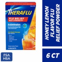 Theraflu Max Strength Daytime Flu Relief Flu Medicine with Acetaminophen and Dextromethorphan HBr Perspective: Main