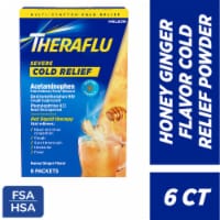 Theraflu Daytime Severe Cold Relief Honey Ginger Flavor Powder