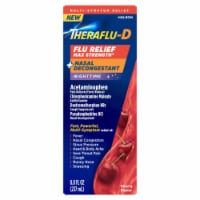 Theraflu-D Adult Nighttime Max Strength Flu Symptom Relief Syrup Perspective: Main