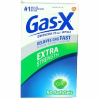 Gas-X Extra Strength Gas Relief Softgels, 50 Ct Perspective: Main
