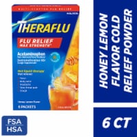 Theraflu Daytime Severe Cold Relief Honey Lemon Flavor Powder Packets