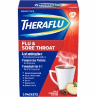 Theraflu Flu & Sore Throat Apple Cinnamon Powder Perspective: Main