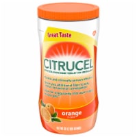 Citrucel Fiber for Occasional Constipation Relief Orange Flavor Powder Perspective: Main