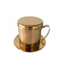Coffee Filter For Coffee Lovers, Gold Plated Coffee Filter, Stainless Steel, Easy To Use