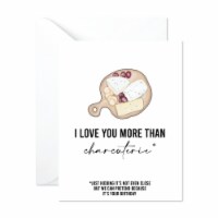 Charcuterie Birthday Card, Cheese Lover Greeting Card, Punny Food Card