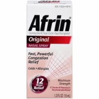 Afrin Congestion Relief Nasal Spray Oxymetazoline HCl Perspective: Main