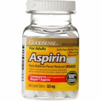 GoodSense Aspirin Pain Reliever Coated 325mg Tablets