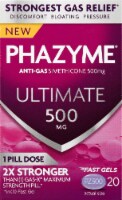Phazyme Ultimate Anti-Gas Fast Gel Capsules 500mg Perspective: Main