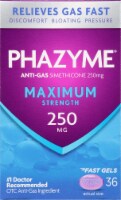 Phayzme Maximum Strength Simethicone 250mg Gas Relief Softgels