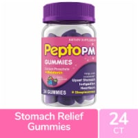 Pepto-Bismol PM Regular Strength Multi-Symptom Antacid Wild Berry Gummies